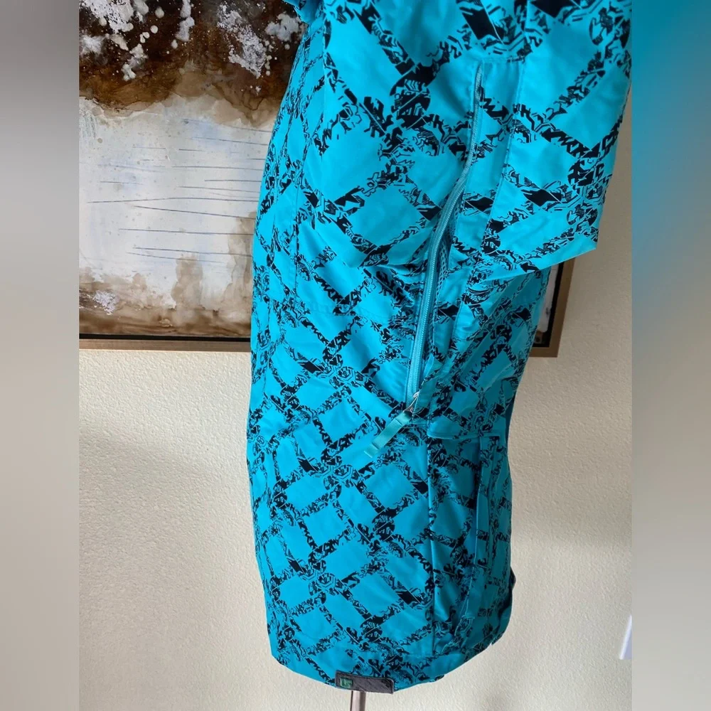 Burton snowboarding jacket black / teal size XS BNWOT - Picture 2 of 13